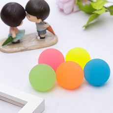 臺灣出貨 夜光彈力球親娛樂超大彈力球彈力球大號超級大號直徑6釐米4.5釐米, 45號夜光球10個, 1個