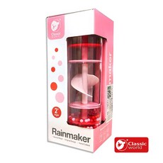 【 classic world 客來喜經典木玩 】 雨聲桶 早教玩具 幼兒玩具 刺激五官 實木 木玩 雨聲桶-小豬粉, 1個