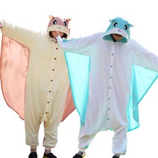 사자크 국산 사계절용 날다람쥐 동물잠옷