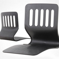 허리 의자 바른자세 수험생 컴퓨터 공부 의자 사무용 등받이 일인용 휴대용 접이식 휴식 경량 합성 수지