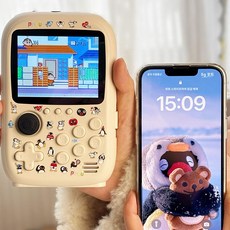 휴대용 미니게임기 조이스틱 탑재 에뮬 가정용 오락기, 신제품 펭귄 선물가방 + 8000 A