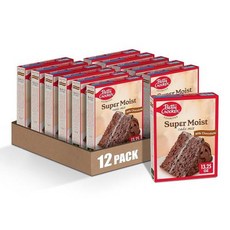 Betty Crocker Favorites 슈퍼 모이스트 초콜릿 퍼지 케이크 믹스 375.6g13.5온스 12, 13.25 Ounce (Pack of 12)