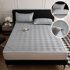 데시오 여름 아이스 쿨매트 냉감패드 침대매트, 그레이