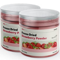 푸로가닉 동결건조 국산 딸기분말, 100g, 2개