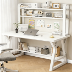 Kurua 다용도 철제 컴퓨터 사무용책상, 화이트