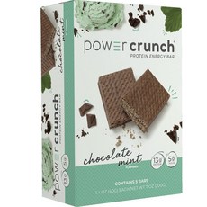 Power Crunch 威化蛋白能量棒巧克力薄荷味, 5入, 200g