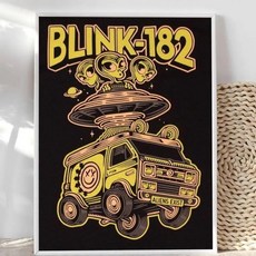 록 밴드 포스터 스티커 방수 종이 커피 하우스 홈 장식, 5. z7