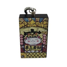 可愛貓咪圖案造型菸灰缸，輕巧便攜時尚配件，增添生活樂趣, 奉旨發財, 1個