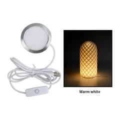 Bambu Lab용 키트 Led 하드웨어 001 부품 Diy 모델 3d 프린터 액세서리, 03 Warm White, 04 1PCS