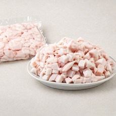 (큐브컷) 국내산 돼지지방 A지방 큐브컷(조각) 라드용, 1개, 500g
