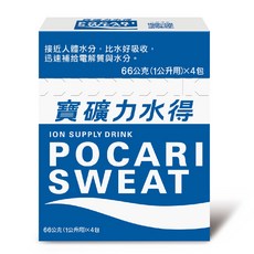 寶礦力水得 電解質飲料 66公克(1公升用)x4包, 66公克, 4