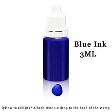 골프 공 실리콘 씰 스탬퍼 마커 빠른 건조 남성 여성 어린이 골프공도장, Blue ink