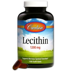 Carlson 卵磷脂軟膠囊 1200mg, 1罐, 100顆