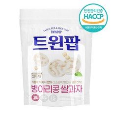 트윈팝 병아리콩 쌀&뻥튀기_30g, 6개, 30g