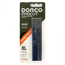 도루코 XL 커터날 특대형 25mm-PP/컷터칼날/커터칼날/칼날/공업용/사무용/카타기/작업용칼날, 1개, 상세페이지 참조