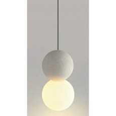 華燈惠 INS風設計感創意星球吊燈 工業風混搭北歐極簡吊線燈, 白色, 白色