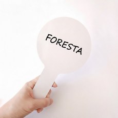 휴대용 핸디 화이트보드 사각 손잡이 피켓 응원판 교육용, 상세페이지 참조