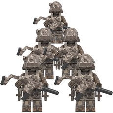 밀리터리 솔져 시리즈 7. 러시아 SSO(특수작전군) 군인/경찰/특수부대/ARMY 호환블록 브릭미니피규어 취미/수집/장식/컬렉션용 커스텀 블록피겨, 0701. 러시아 SSO(특수작전군) (x5개), 1개
