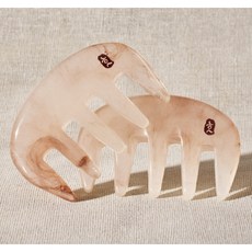 HESUL 頭皮護理刮痧按摩梳，頭皮按摩，舒緩頭部壓力，促進血液循環，清潔毛囊，健康亮麗, 1個, 盒損品