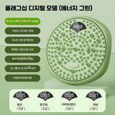 지압매트 트위스트 회전 발지압판 관리 지압판 당지압, 1개, 그린 스마트 모델 허리 압박판