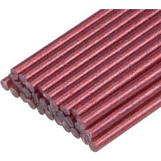 uxcell 30pcs 미니 핫 건 스틱 4인치 x 0.27인치 하이 스몰 글리터 다크 레드, 0.27 x 4 inch, Glitter Dark Red