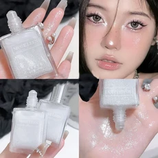 1PC 미니 다이아몬드 리퀴드 하이라이트 방수 오래 지속되는 부드러운 고광택 글리터 페이스 바디 글로우