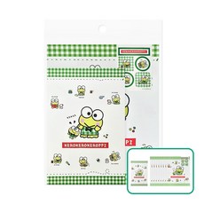 편지 쓰기 정리용 캐릭터 편지지 봉투 스티커 세트