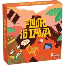 Goliath The Floor is Lava! 만 4세 이상 아동용 게임 인터랙티브 클래식 보드 | 실내 및 실외 용암 Don't Step in the hot Lava 오리지, Goliath The Floor is Lava! 만 4