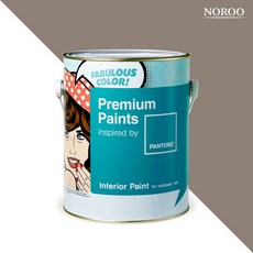 노루페인트 팬톤 내부용 실내 벽면 무광 페인트 4L, 17-1212 Fungi, 1개