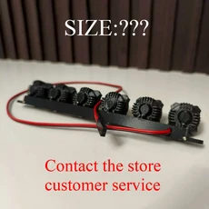 LED 루프 KC 라이트 6 스포트라이트 1/10 RC 크롤러 카 트랙사스 TRX4 디펜더 브론코 AXIAL SCX10 RC4WD D9, 01 Custom size