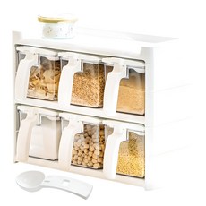 수납이야기 BT 밀폐 양념통 6P, 1개, 밀폐 양념통 + 양념통 전용 스푼