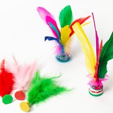 민화샵 민속놀이 제기차기 mh2836(고급) 4x15cm