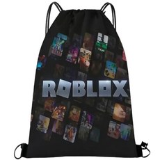 ROBLOX 로블록스 대용량 스트링백 실내화주머니 신발가방 어린이가방 선물용