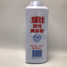 台灣優生嬌娃嬰兒爽身粉300g/罐，細緻粉末吸收濕氣，舒緩肌膚不適，保持乾爽舒適, 300g