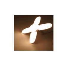 四葉草造型LED燈泡 角度可調節 居家照明燈具, 60W黃光, 1個