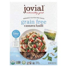 Jovial 유기농 곡물 무함유 파스타 카사바 푸실리 227g(8온스), 1, 227g