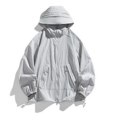 남여공용 바람막이 프리미엄 초경량 자외선차단 방풍 자켓 오버핏 캠핑 등산 코트