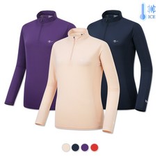 2차리오더 [냉감으로 쾌적하게/스판으로 편안하게] 냉감 스판 여성용 집업 긴팔 티셔츠 MBTW412 (90~105)