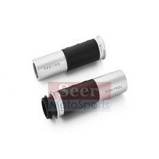 Seer 台灣公司貨 義大利 Rizoma 新款 鋁合金 握把套 握把 平衡端子 GR225 現貨供應, 髮絲銀, 1個