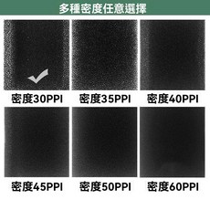 【開發票/統編】空氣過濾棉 960112 防塵濾棉【30PPI}, 1個, 防塵濾棉【30PPI】,2米長*1米寬*3毫米厚