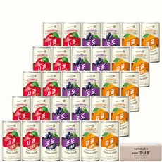 제주감귤175ml(10캔)+사과드링크175ml(10캔)+포도드링크175ml(10캔) 3가지맛 총30캔, 1세트, 175ml