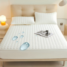 퀄리티 사계절 항균방수 누빔매트리스커버