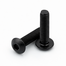 인프라테크몰 M4 검정 착색 스텐 서스 둥근머리 육각렌치 볼트, 10개, 20mm