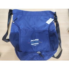 XDS 阿斯塔納車隊 紀念版 抽繩背包 深藍色 32*16*49cm 加密滌綸75D 防水 鎖鞋倉, 如圖所示, 1個