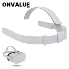 스트랩 헤드 밴드 고정 고품질 타이 Oculus Quest VR T자형 2 호환 온벨류, 1개, 컨텐츠 참조
