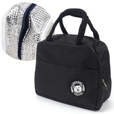 보온보냉백 블랙 도시락 가방 보냉 보온 피크닉 가방