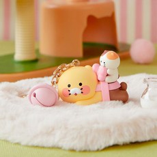 카카오프렌즈 춘식이는 최고양 피규어키링 리본 춘식이, NONE