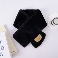 憨豆先生毛絨泰迪熊雙面圍巾女秋冬加厚保暖防風交叉可愛圍脖甜美