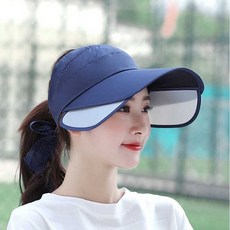 여성 챙조절 썬캡 자외선차단 등산 낚시 골프모자 여성모자 여름모자