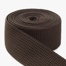 패션스타트 베이직 데일리 가방끈 웨이빙끈 30mm X 900cm, 1개, 브라운